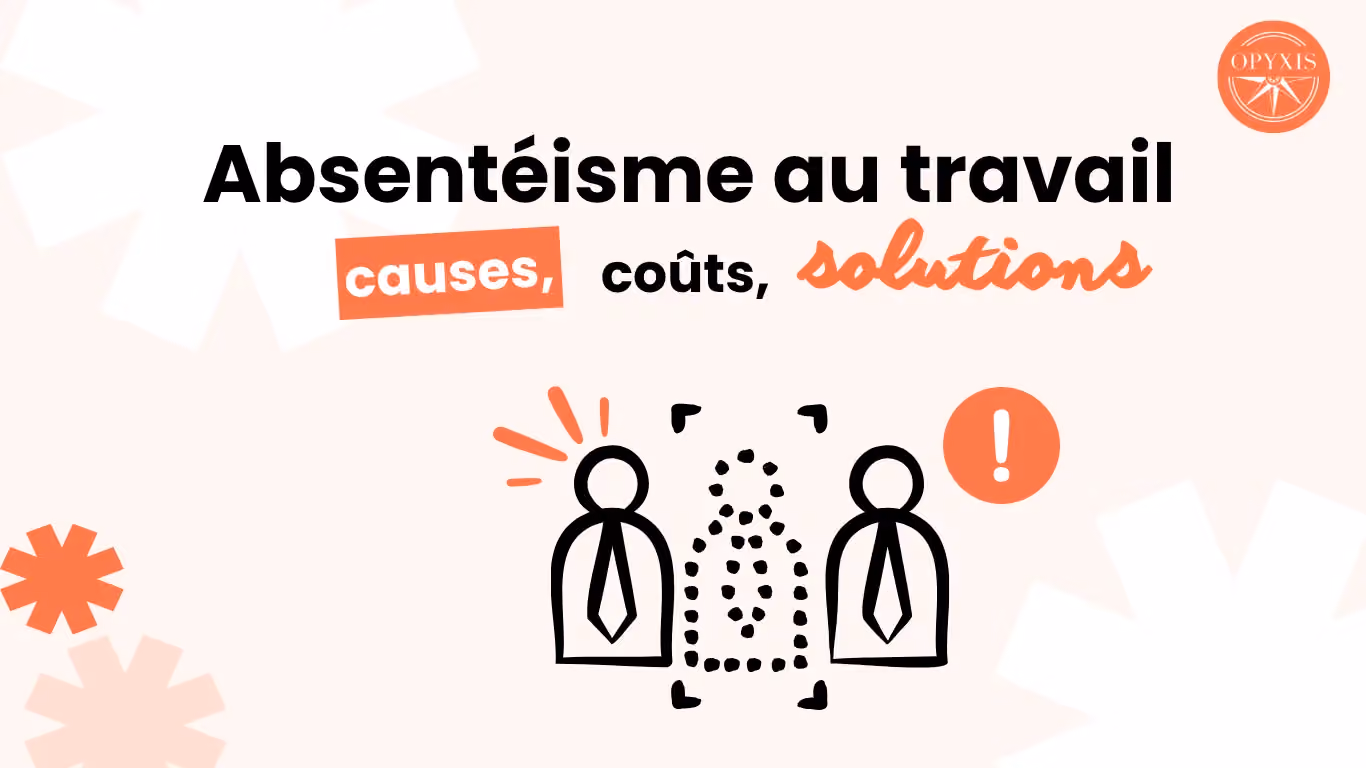Absentéisme au travail : causes, coûts et solutions par Opyxis